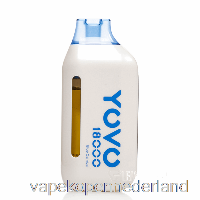 Elektronische Sigaret Vape Yovo Ultra 18000 Wegwerp Blauw Carnaval